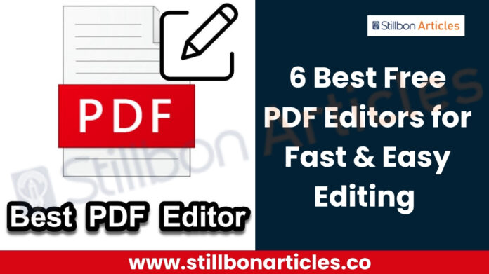 6 Best Free PDF Editors