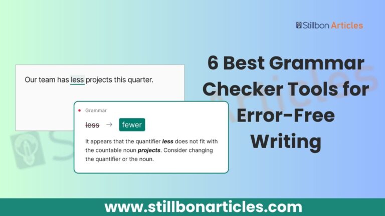 6 Best Grammar Checker Tools